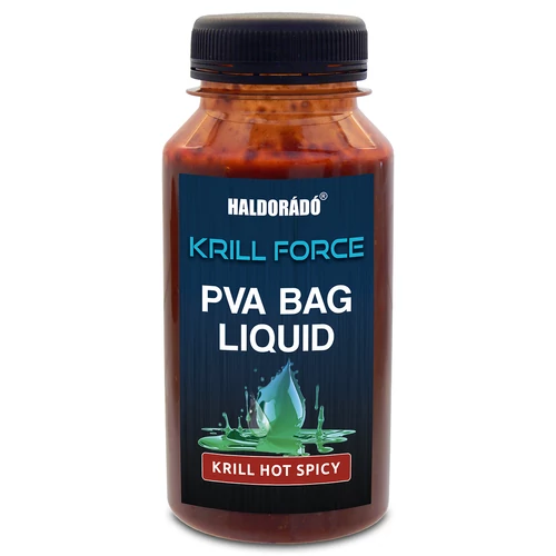 HALDORÁDÓ KRILL FORCE PVA Bag Liquid - Krill Hot Spicy