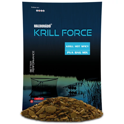 HALDORÁDÓ KRILL FORCE PVA Bag Mix - Krill Hot Spicy