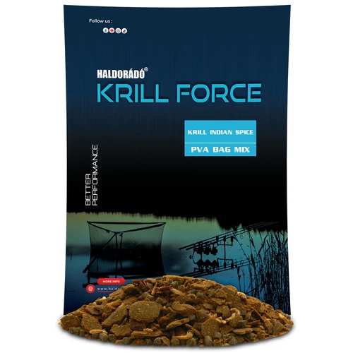 HALDORÁDÓ KRILL FORCE PVA Bag Mix - Krill Indian Spice