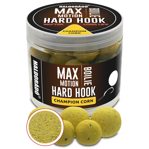 HALDORÁDÓ MAX MOTION Boilie Hard Hook Wafter 16, 20 mm - Champion Corn