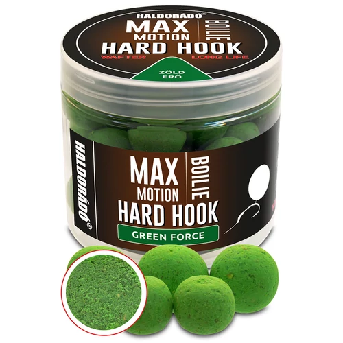 HALDORÁDÓ MAX MOTION Boilie Hard Hook Wafter 16, 20 mm - Green Force