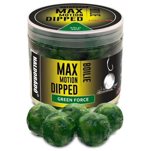 HALDORÁDÓ MAX MOTION Boilie Dipped 20 mm - Green Force