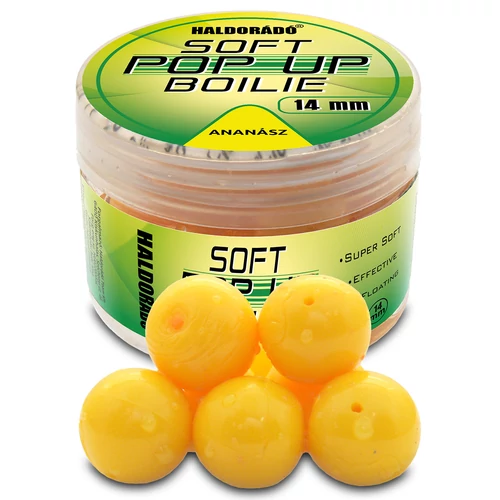 HALDORÁDÓ Super Soft Pop Up Boilie 14mm - Ananász