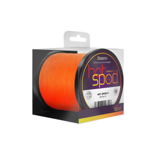 DELPHIN HotSPOD 4 narancsszínű 0,14mm/9,1kg/300m fonott zsinór