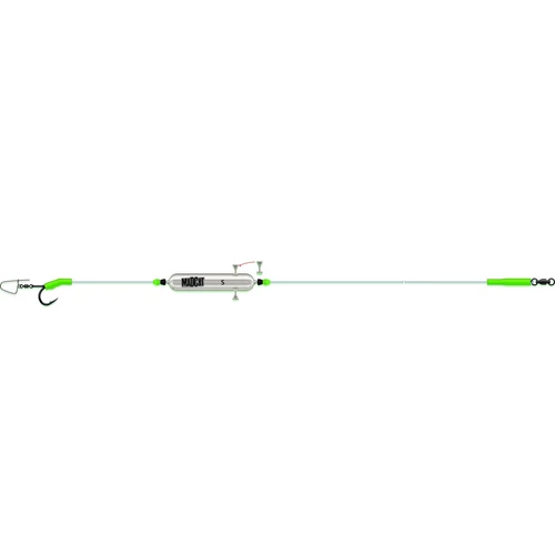 MADCAT Adjustable River Rigs Nose Clip Single S-es 250cm/1.30mm/ 6/0 harcsázó előkötött szerelék