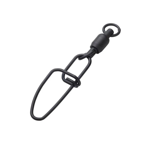 MADCAT Stainless BB Swivels W. Crosslock Snap 90KG/200LB harcsázó forgó kapocs