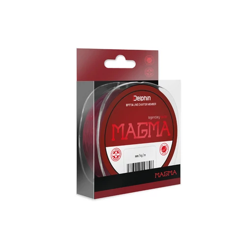 DELPHIN MAGMA Monofil Feeder Zsinór Bordó 0,181mm/3kg/1000m