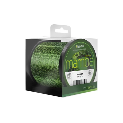 DELPHIN MAMBA Carp camou 0,30mm/7,0kg/600m Pontyozó zsinór