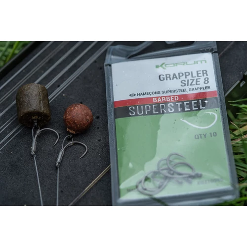 KORUM GRAPPLER Hook Size 6 Barbed Pontyozó horog