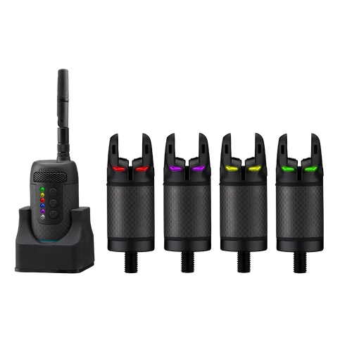 PROLOGIC K3 BITE ALARM SET 4+1 RED/GREEN/YELLOW/BLUE elektromos kapásjelző szett