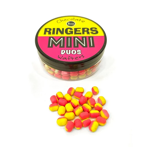 RINGERS Mini Duos Pink and Yellow wafters