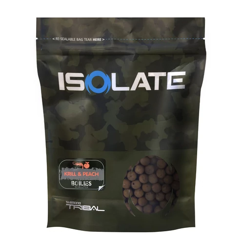 SHIMANO Bait Isolate Boillie Krill Peach 20mm 1kg bojli