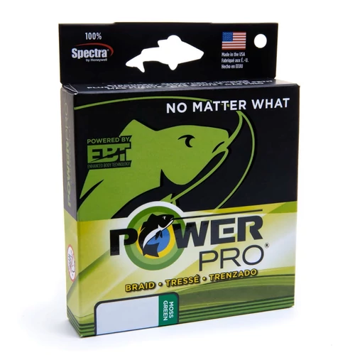 SHIMANO PowerPro Braided Line 135m 0.23mm 15kg Moss Green fonott zsínór