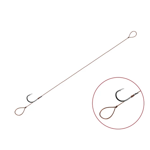 DELPHIN Feeder kötött horog Proxi 8 Loop / 6db 12cm #6