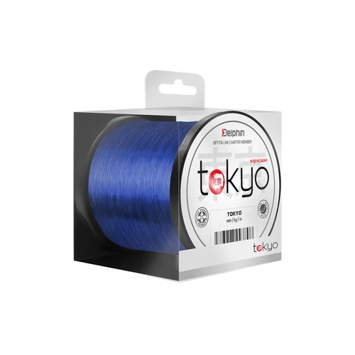 DELPHIN TOKYO kék színű monofil zsinór 0,28mm/6,4kg/1200m