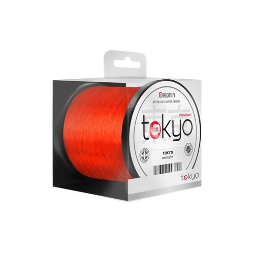 DELPHIN TOKYO narancs színű monofil zsinór 0,26mm/5,4kg/1200m