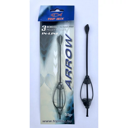 TOP MIX Hárombordás arrow method feeder kosár 55g