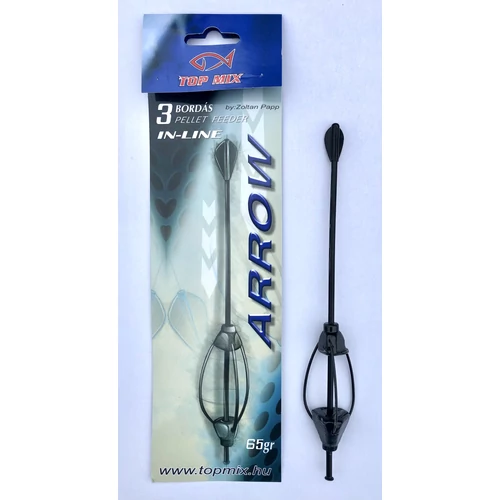 TOP MIX Hárombordás arrow method feeder kosár 65g