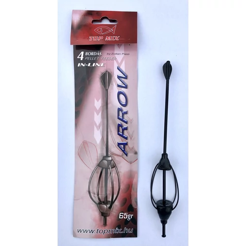 TOP MIX Négybordás arrow method feeder kosár 65g