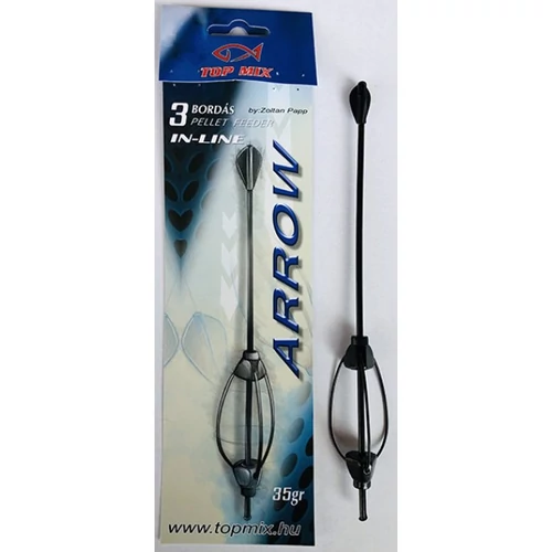 TOP MIX Hárombordás arrow method feeder kosár 35g