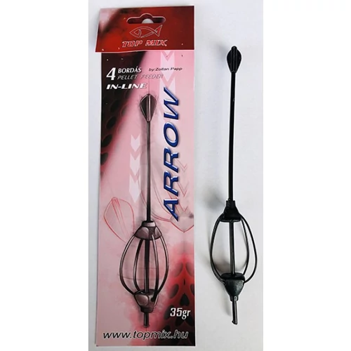 TOP MIX Négybordás arrow method feeder kosár 35g