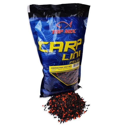 TOP MIX Carp Line Micro etető pellet - Fokhagyma Sült máj