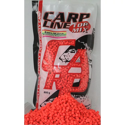 TOP MIX Carp Line Fluoro etető pellet Eper-Málna