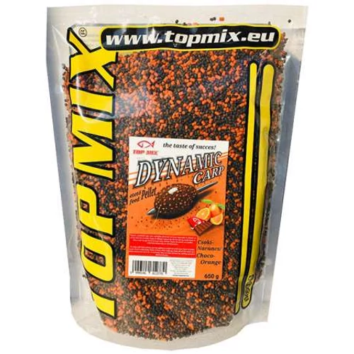 TOP MIX Dynamic Carp etető pellet Csoki-Narancs