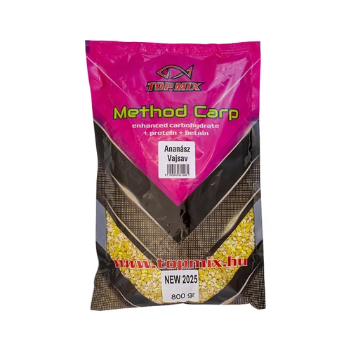 TOP MIX Method Carp Ananász-Vajsav Etetőanyag