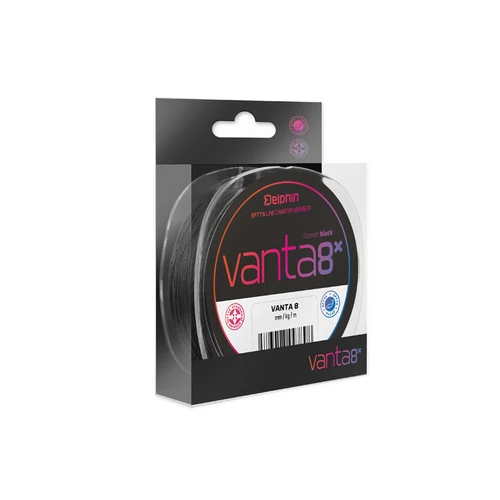 DELPHIN VANTA 8 0,18mm/9,50kg/130m Fonott zsinór