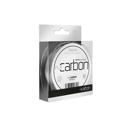 DELPHIN FLR CARBON 100% Fluorocarbon Zsinór 0,185mm/2,7kg/50m