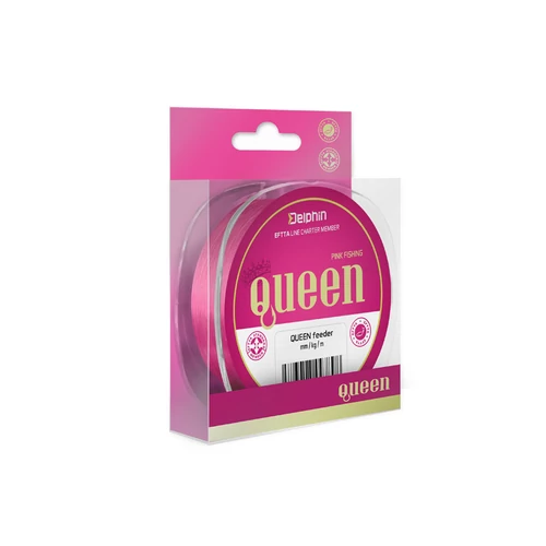 DELPHIN QUEEN Feeder zsínór Rózsaszín 0,25mm/5,0kg/300m