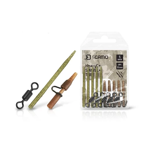 DELPHIN sCAMO HeavyC + Swivel + Tube szett 5db #4
