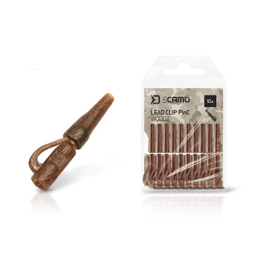DELPHIN sCAMO PinC WOODZ ólom tartó kapocs 10db
