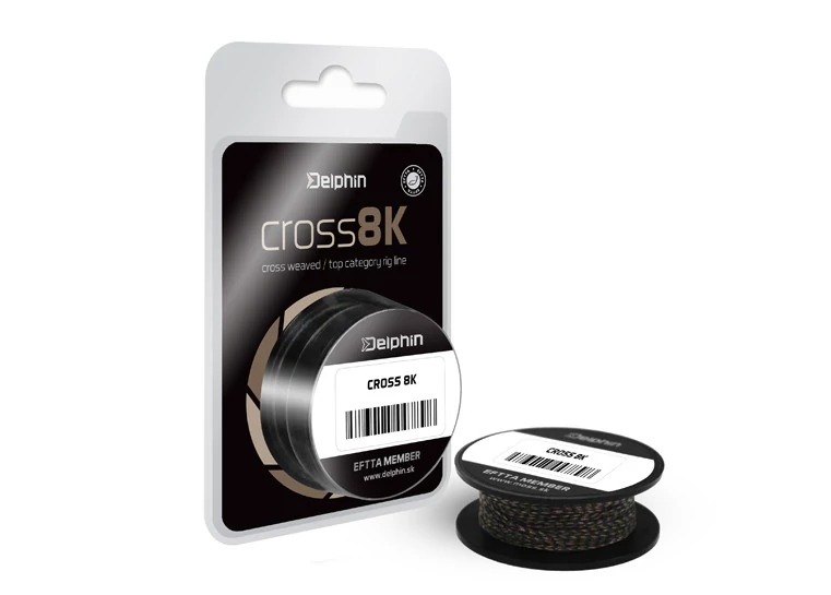 DELPHIN 8K CROSS 20m /camou 15lbs Előkezsinór