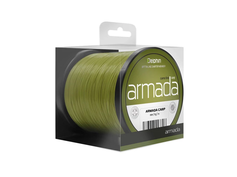 DELPHIN Armada Carp Camou pontyozó zsinór 0,28mm/5,9kg/1200m