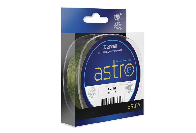 Delphin ASTRO 8 Zöld Fonott Zsinór 0,33mm/25.9kg/130m