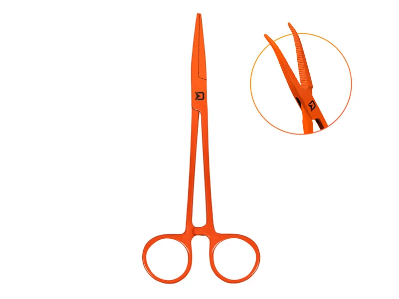 DELPHIN Atak! REFLEX Ívelt csipesz 15cm