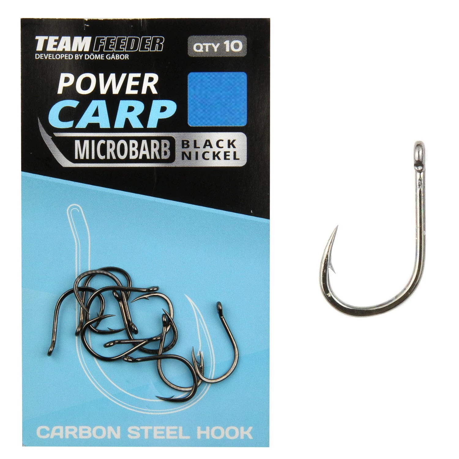 BY DÖME TEAM FEEDER Power Carp horog 12-es