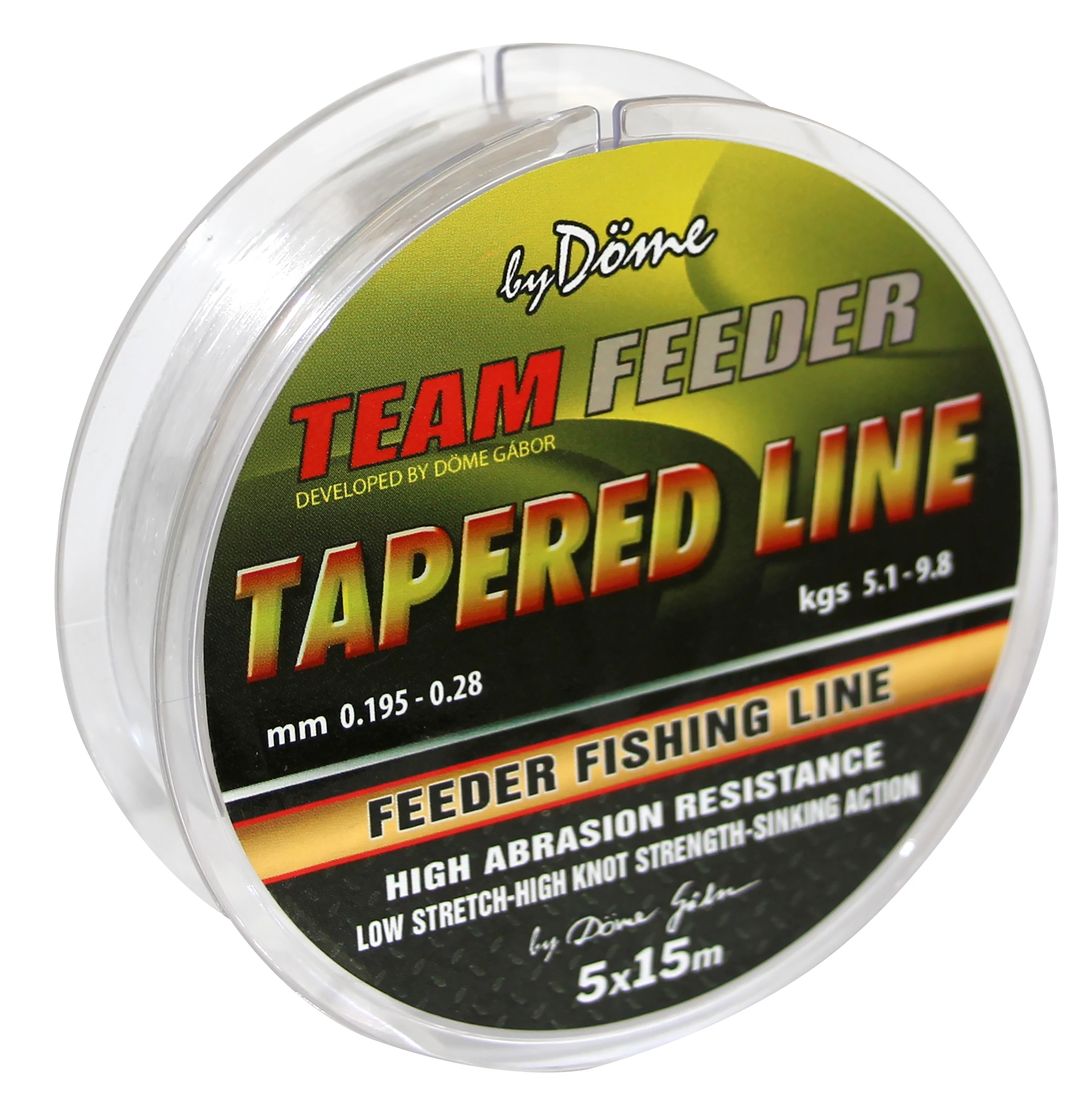 BY DÖME TF Tapered Leader dobóelőke 15m x5 / 0.20-0.31
