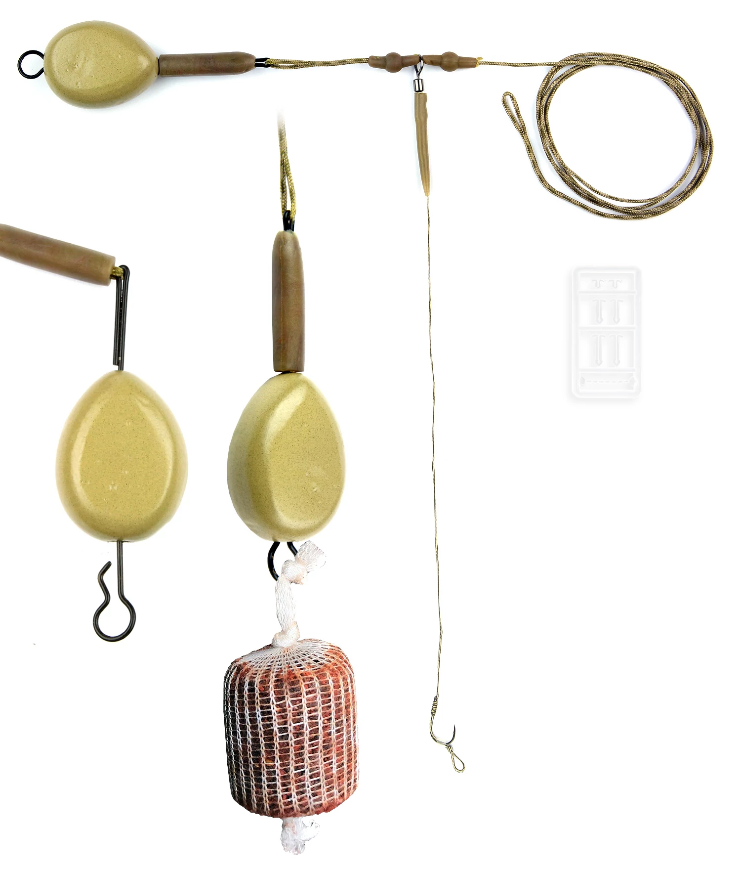CARP ACADEMY PVA végszerelék leadcore zsinóron 4-es 90g