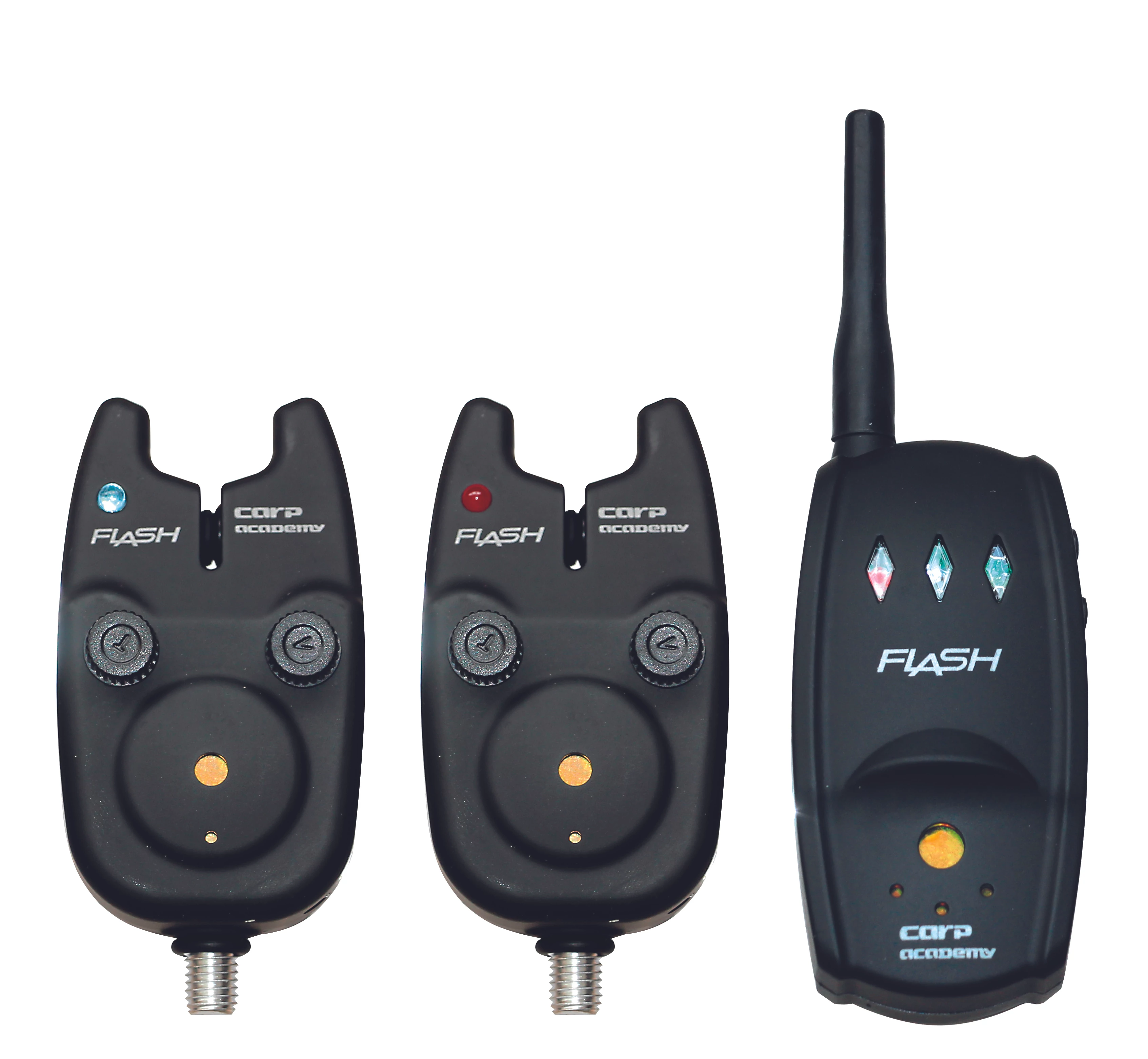 CARP ACADEMY Flash Elektromos Kapásjelző szett 2+1
