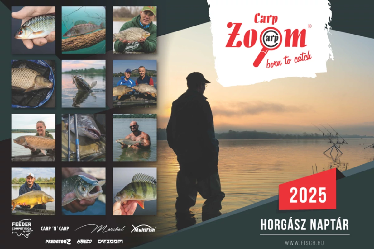 CARP ZOOM Horgász naptár 2025