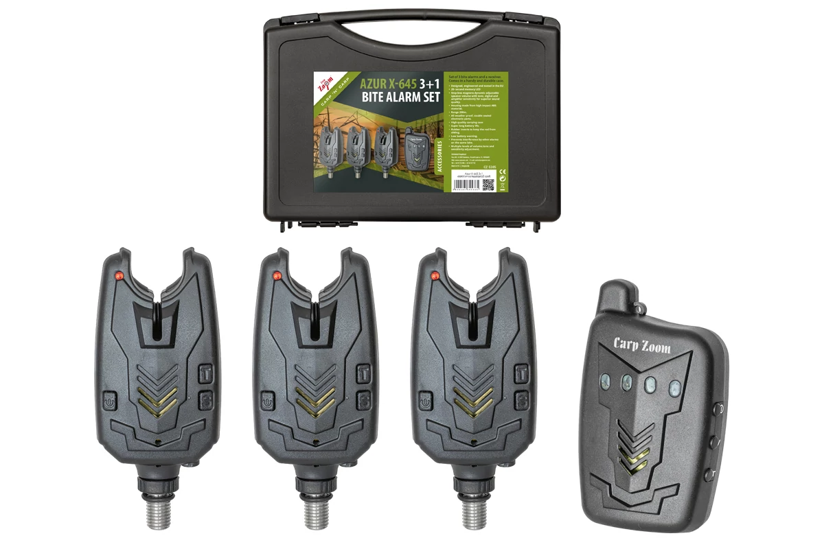 CARP ZOOM Azur X-645 elektromos kapásjelző szett 3+1