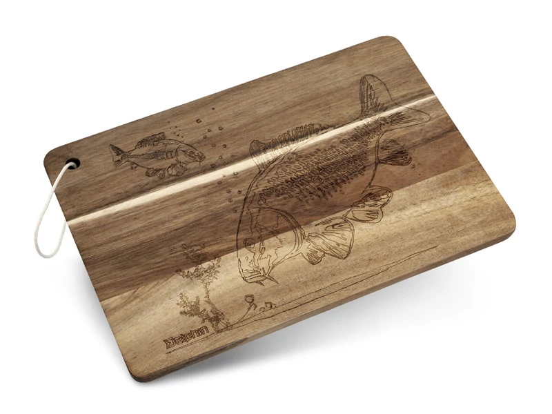 DELPHIN CarpBOARD Dekoratív konyhai vágódeszka