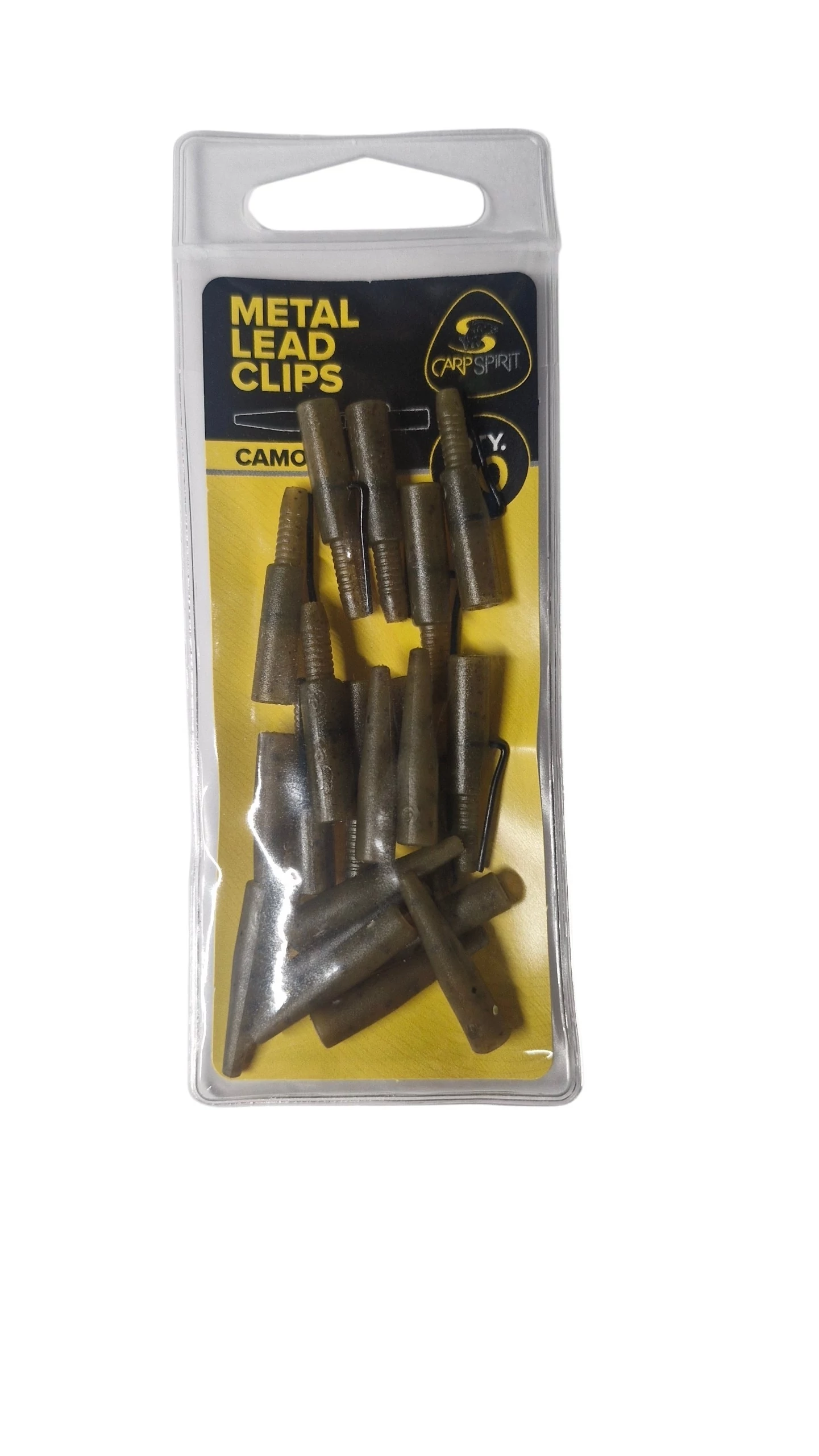 CARP SPIRIT Metal Lead Clips Camo Pack Fém ólomklipsz