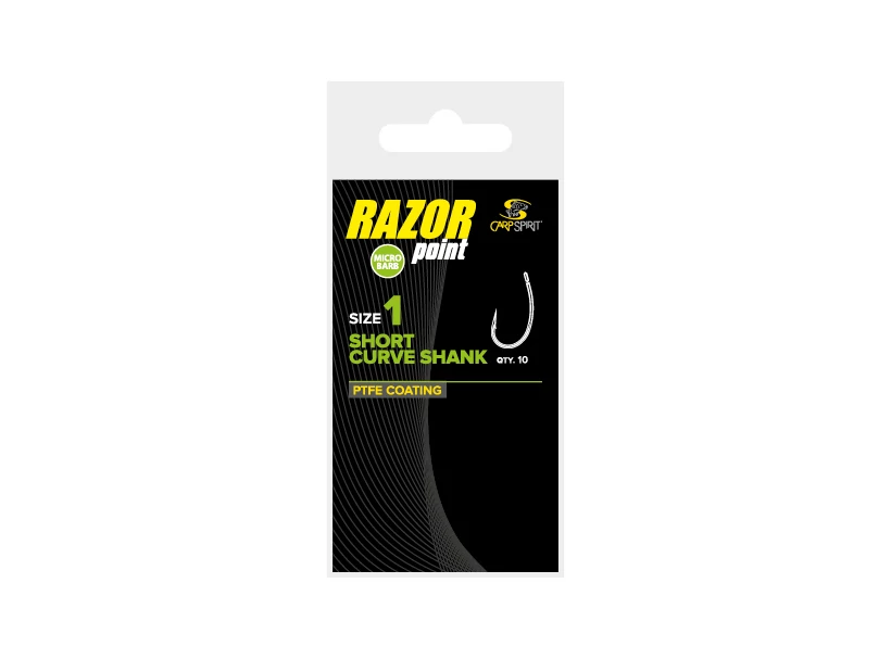 CARP SPIRIT Short Curve Shank S8# pontyozó horog 
