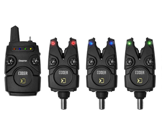 DELPHIN CODER Elektromos Kapásjelző szett 3+1