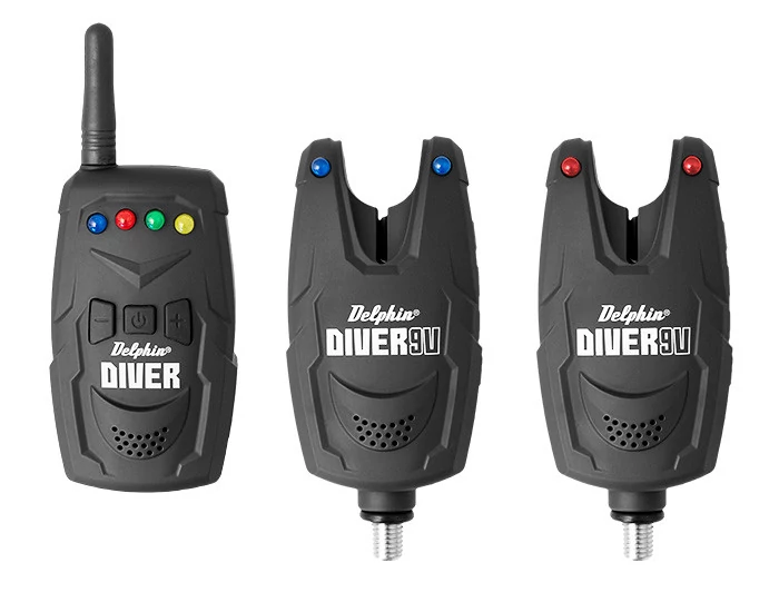 DELPHIN DIVER 9V elektromos kapásjelző szett 2+1