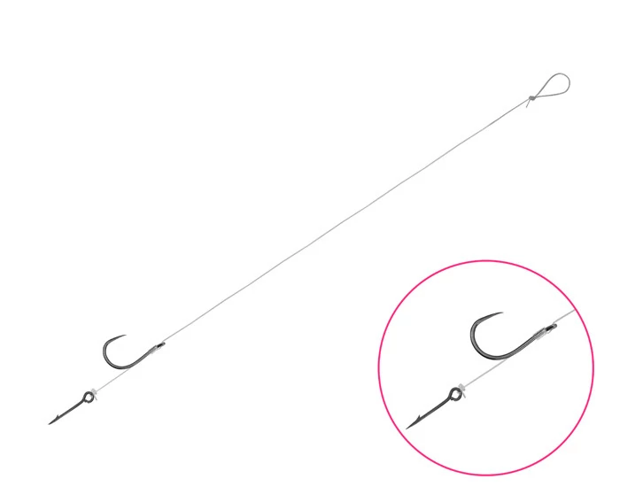 DELPHIN FLR Sting 12cm/0,22mm/B-LESS#10/Sting5mm kötött horog